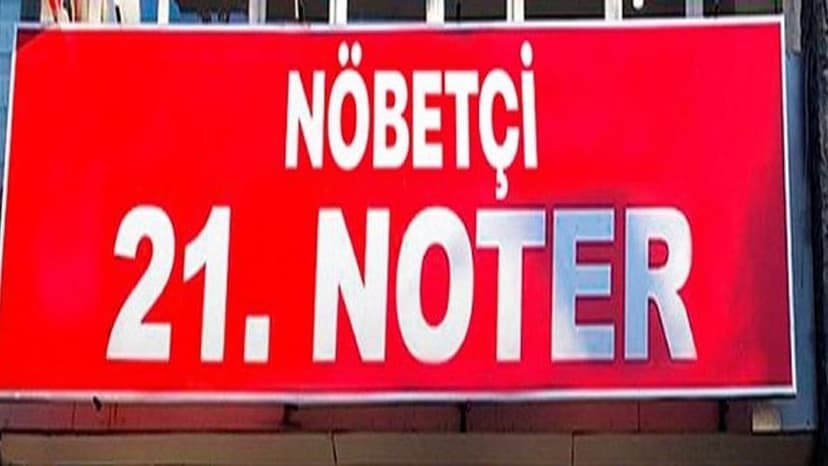 Nöbetçi noterlerde 2 milyon 374 bin işlem yapıldı