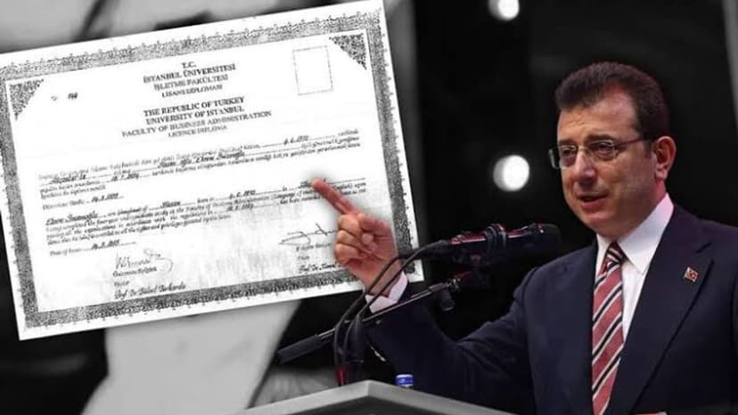 İBB Başkanı Ekrem İmamoğlu&#039;nun diploması iptal edildi