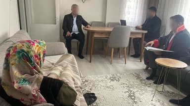 Miras davasında duruşma, hastanın evinde görüldü