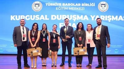TBB Stajyer Avukatlar Kurgusal Duruşma Yarışması’nda birinci Tekirdağ Barosu oldu