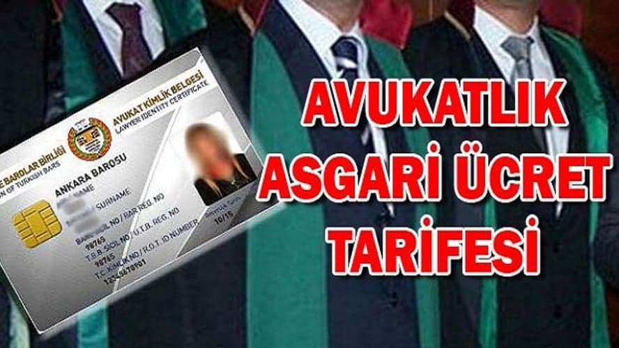 Avukatlık Asgari Ücret Tarifesi Resmî Gazete&#039;de