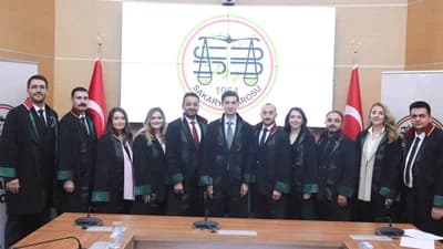 SAKARYA BAROSU'NDA YENİ DÖNEM: BAŞKAN VE KURUL ÜYELERİ MAZBATALARINI ALDI