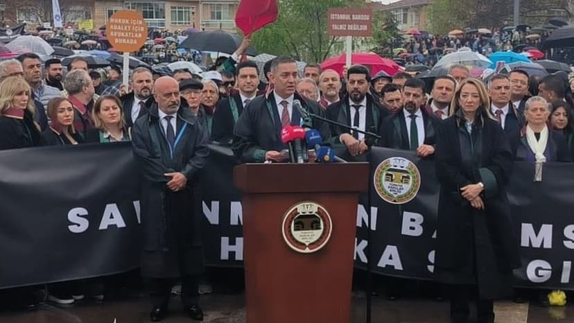 TBB Başkanı Sağkan: Savunma susmaz! Savunma durmaz! Savunma boyun eğmez!