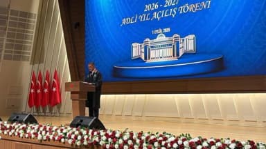 TBB Başkanı Sağkan'dan Adli Yıl Açılış Töreni'nde eleştiriler