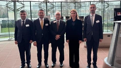 AYM Başkan Kadir Özkaya, Avrupa İnsan Hakları Mahkemesi adli yıl açılış programına katıldı