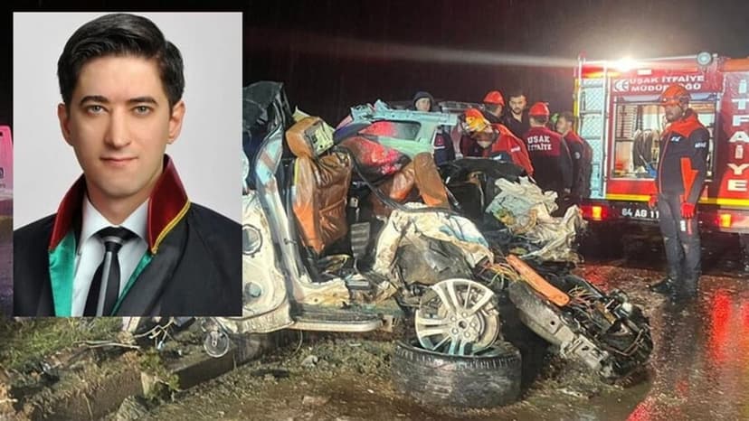 Avukat Mustafa Özlüer ve ailesi trafik kazasında hayatını kaybetti
