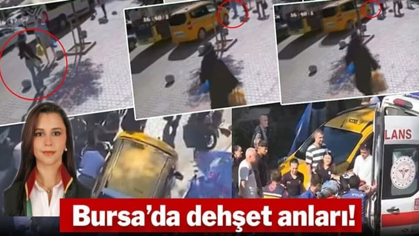 Taksinin çarptığı genç avukat ağır yaralandı!