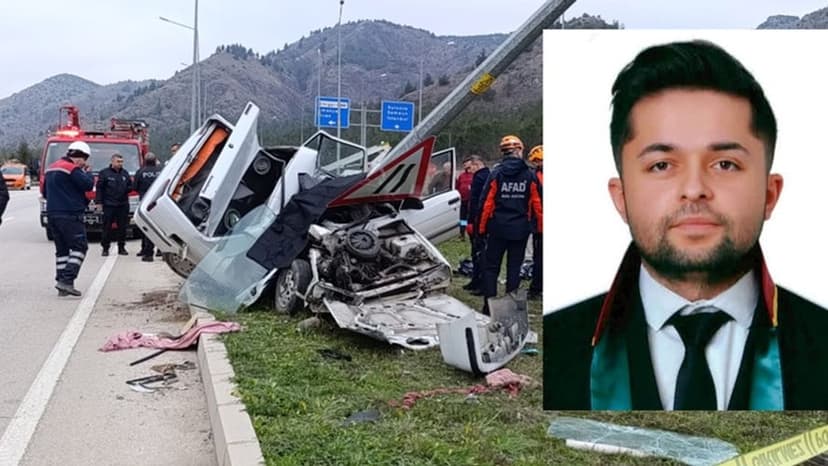Duruşmaya giderken trafik kazası geçiren avukat hayatını kaybetti