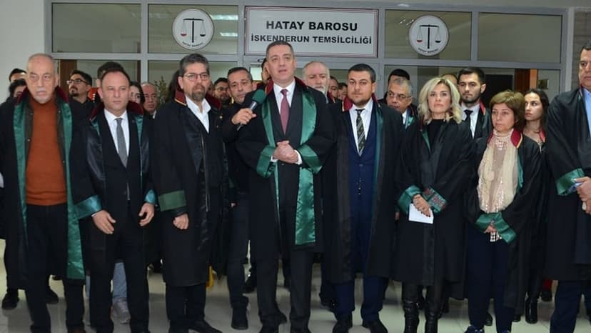 TBB Başkanı Sağkan, darp edilen avukata destek vermek üzere İskenderun&#039;a gitti