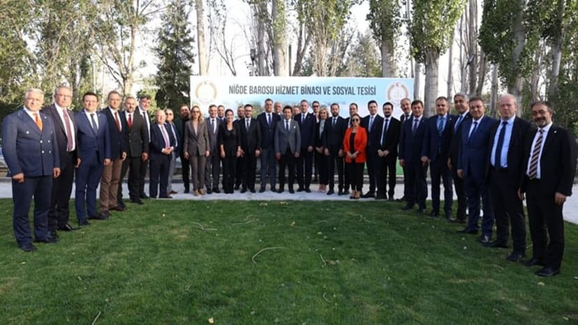 Niğde Barosu Hizmet Binası ve Sosyal Tesisi hizmete açıldı