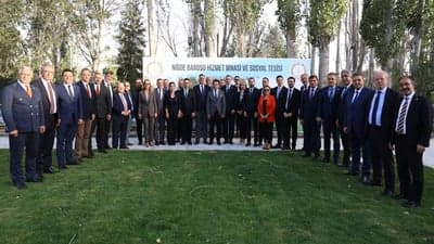 Niğde Barosu Hizmet Binası ve Sosyal Tesisi hizmete açıldı