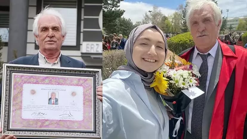 Emekli öğretmen 64 yaşında stajını tamamlayıp avukat oldu