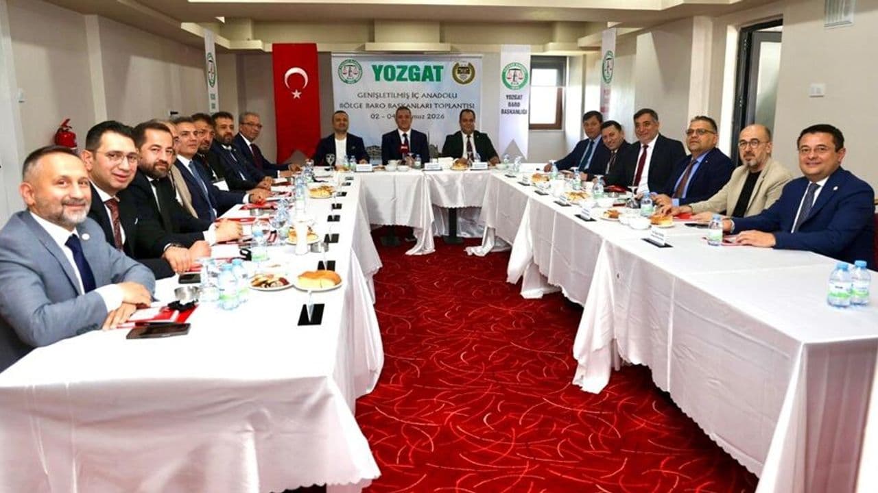 İç Anadolu Bölge Baro Başkanları Toplantısı Yozgat Barosu'nun ev sahipliğinde yapıldı